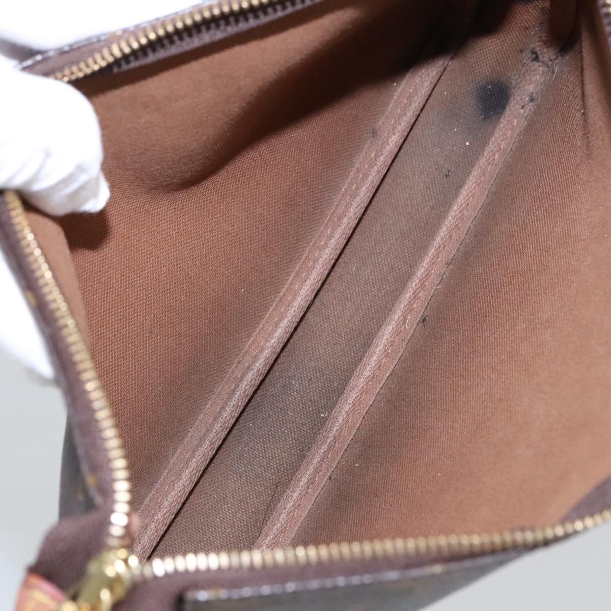 Louis Vuitton Pochette Accessoire Brown Canvas Clutch Bag (Pre-Owned) Size ONE SIZE - 17 Thumbnail