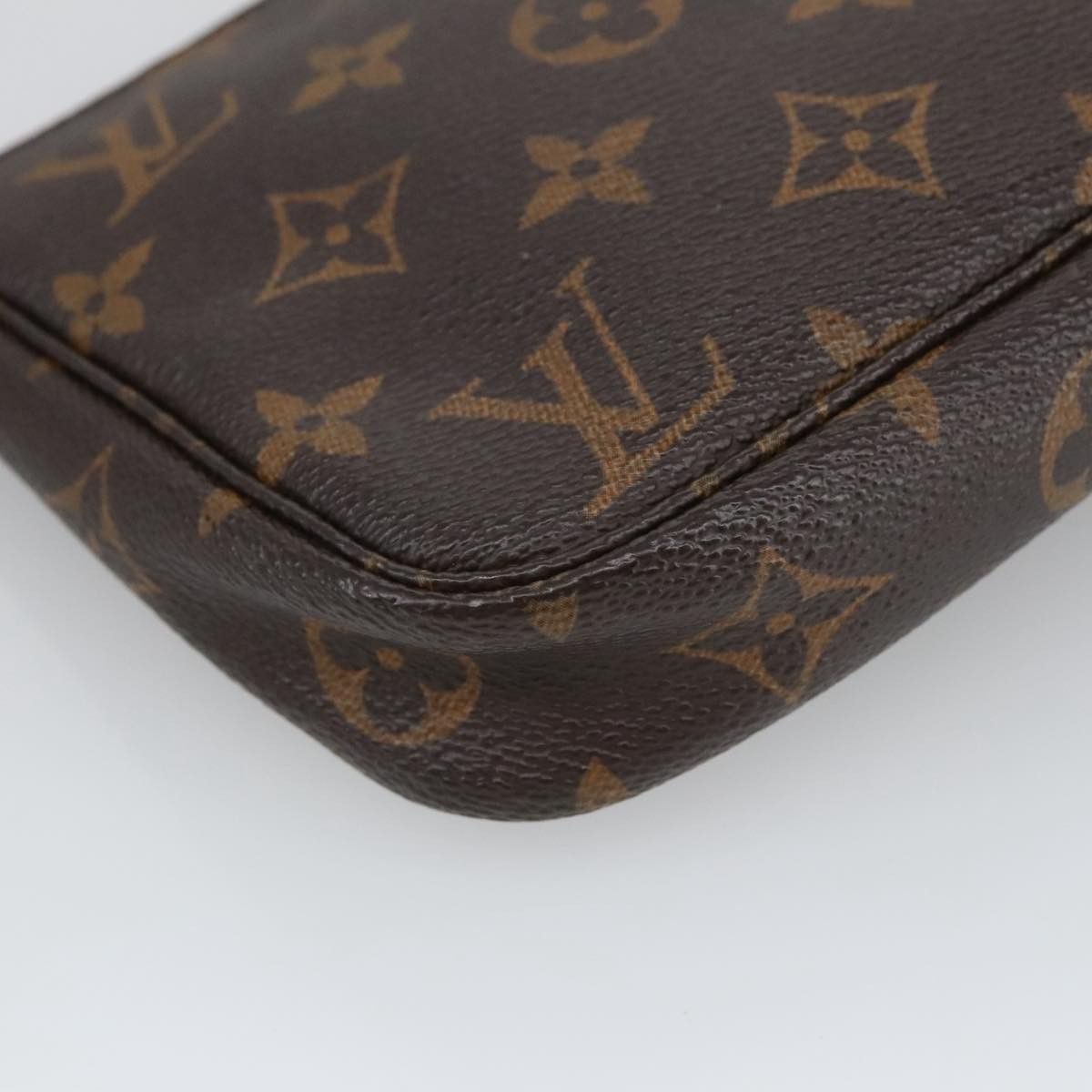 Louis Vuitton Pochette Accessoire Brown Canvas Clutch Bag (Pre-Owned) Size ONE SIZE - 12 Thumbnail