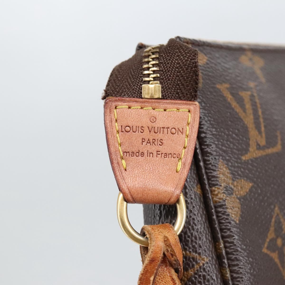 Louis Vuitton Pochette Accessoire Brown Canvas Clutch Bag (Pre-Owned) Size ONE SIZE - 18 Thumbnail