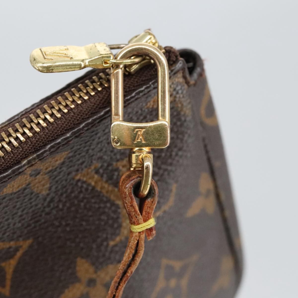 Louis Vuitton Pochette Accessoire Brown Canvas Clutch Bag (Pre-Owned) Size ONE SIZE - 13 Thumbnail
