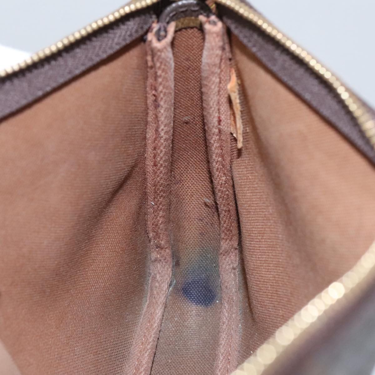 Louis Vuitton Pochette Accessoire Brown Canvas Clutch Bag (Pre-Owned) Size ONE SIZE - 15 Thumbnail