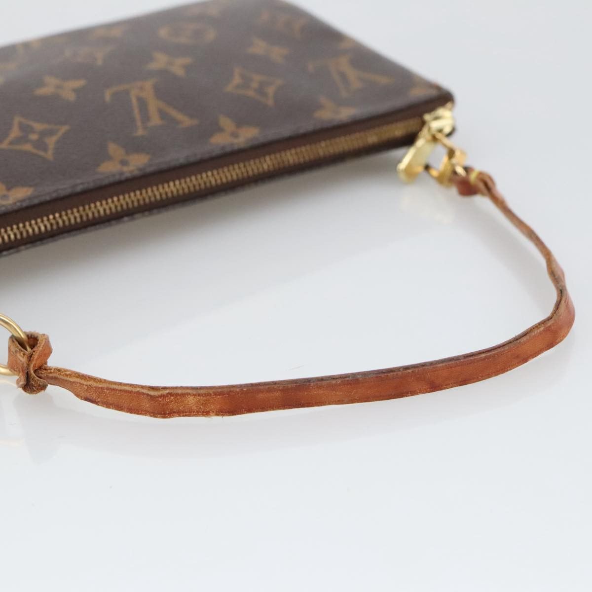 Louis Vuitton Pochette Accessoire Brown Canvas Clutch Bag (Pre-Owned) Size ONE SIZE - 6 Thumbnail