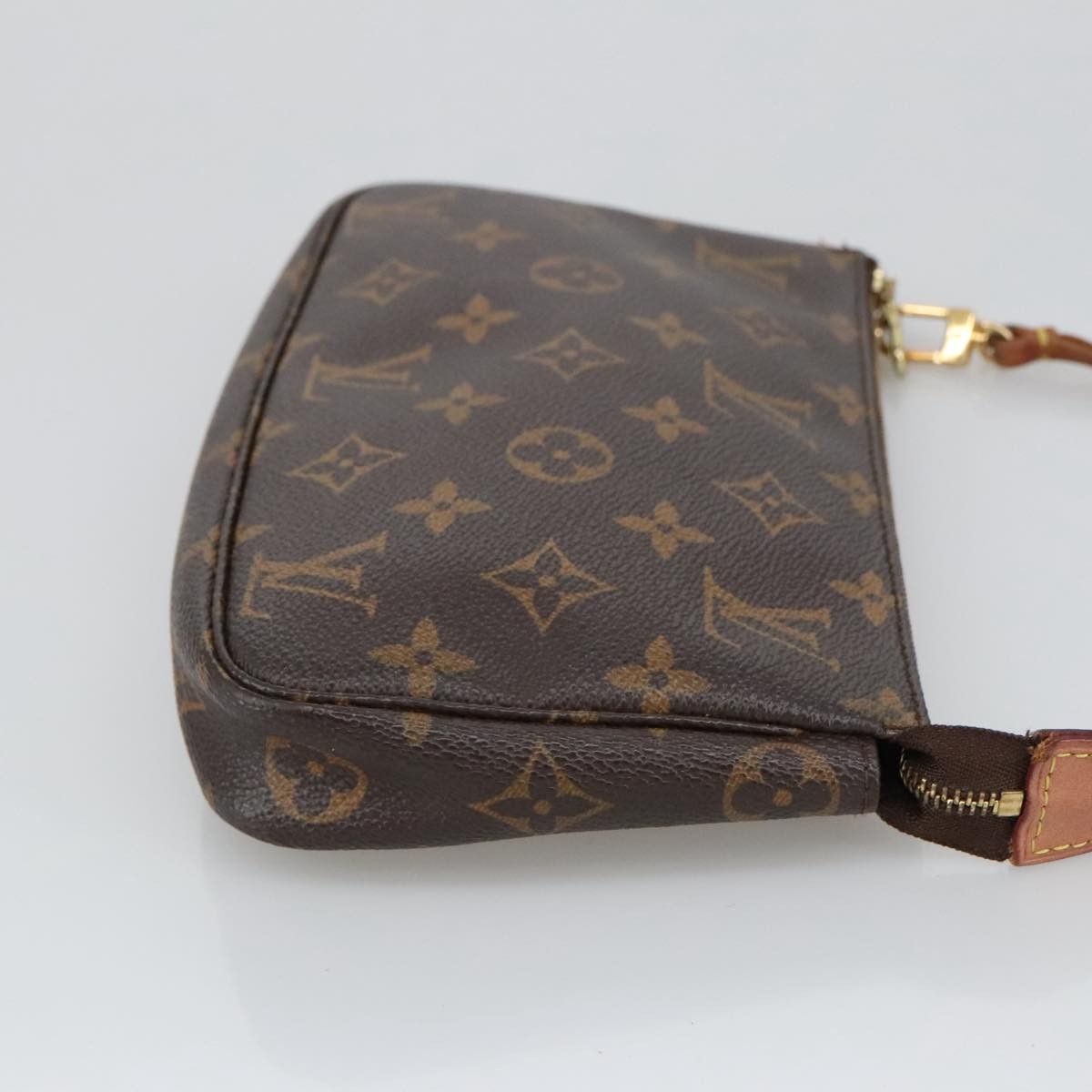 Louis Vuitton Pochette Accessoire Brown Canvas Clutch Bag (Pre-Owned) Size ONE SIZE - 3 Thumbnail