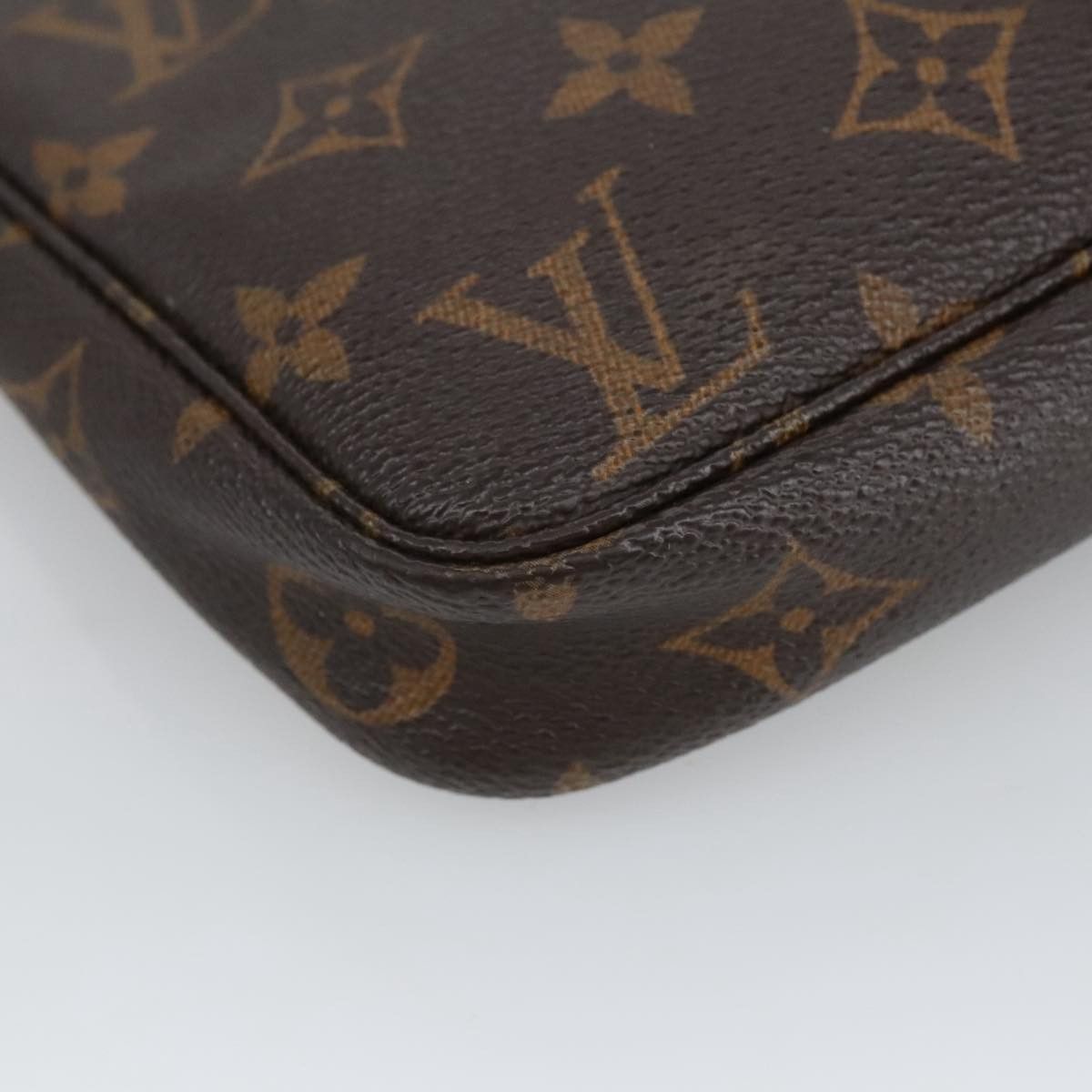 Louis Vuitton Pochette Accessoire Brown Canvas Clutch Bag (Pre-Owned) Size ONE SIZE - 10 Thumbnail
