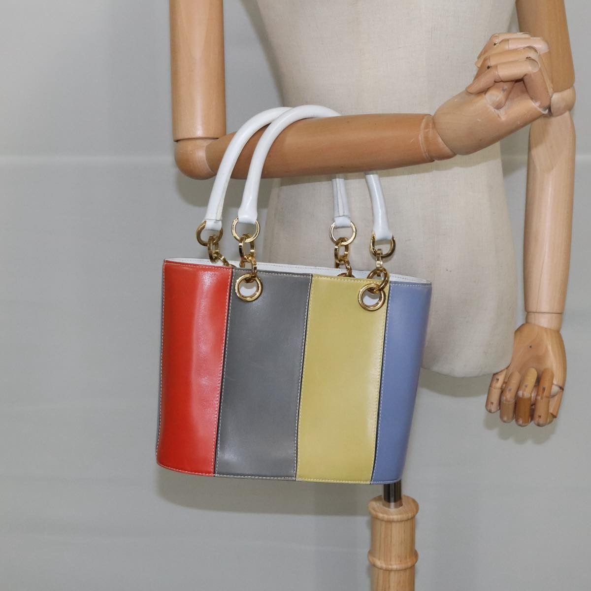 Salvatore Ferragamo Gancini Multicolour Leather Handbag (Pre-Owned) Size ONE SIZE - 11 Thumbnail