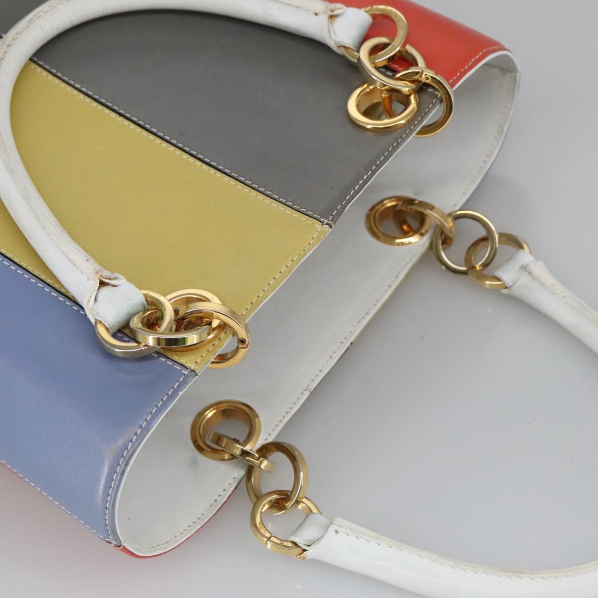 Salvatore Ferragamo Gancini Multicolour Leather Handbag (Pre-Owned) Size ONE SIZE - 8 Thumbnail