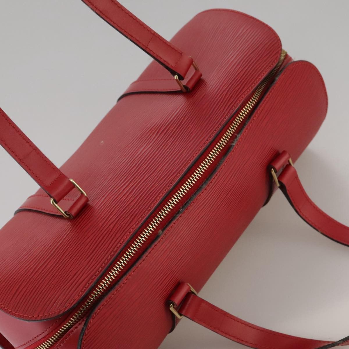 Louis Vuitton Soufflot Red Leather Handbag (Pre-Owned) Size ONE SIZE - 17 Thumbnail