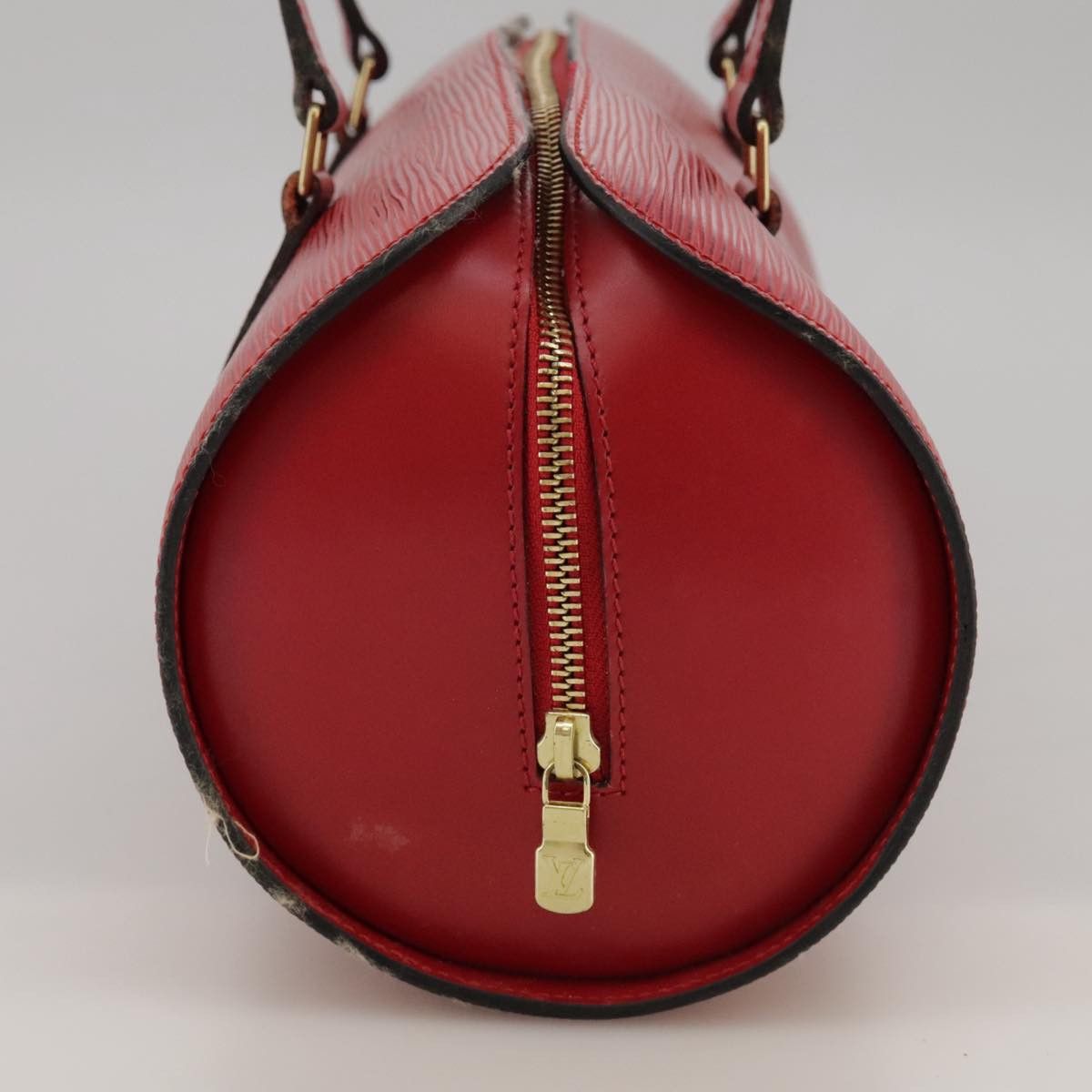 Louis Vuitton Soufflot Red Leather Handbag (Pre-Owned) Size ONE SIZE - 4 Thumbnail