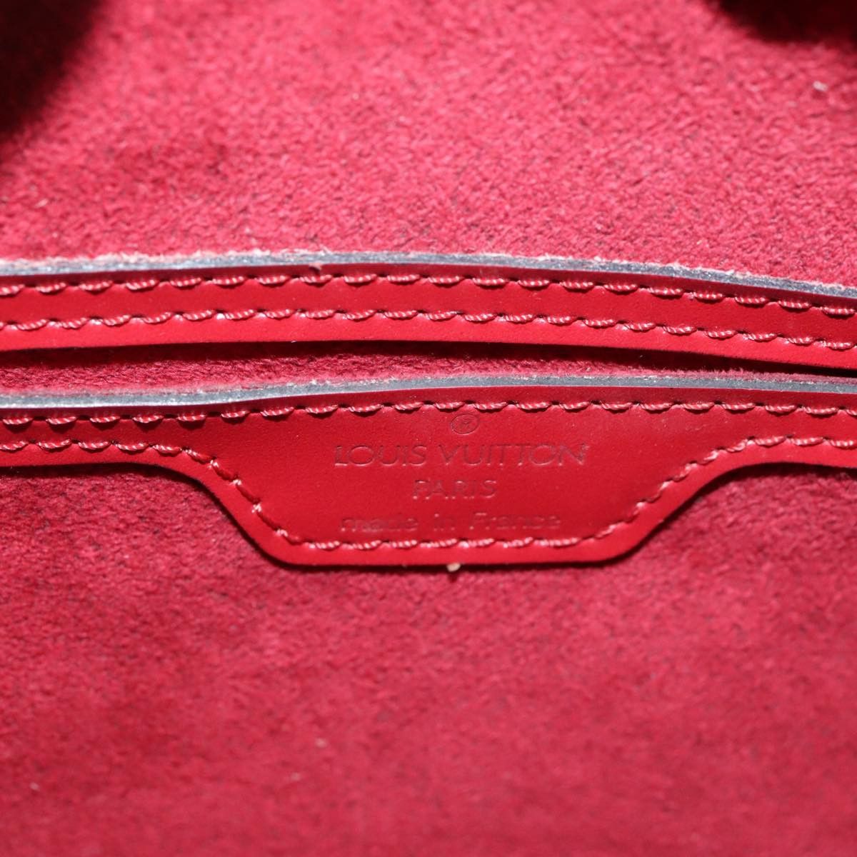 Louis Vuitton Soufflot Red Leather Handbag (Pre-Owned) Size ONE SIZE - 14 Thumbnail
