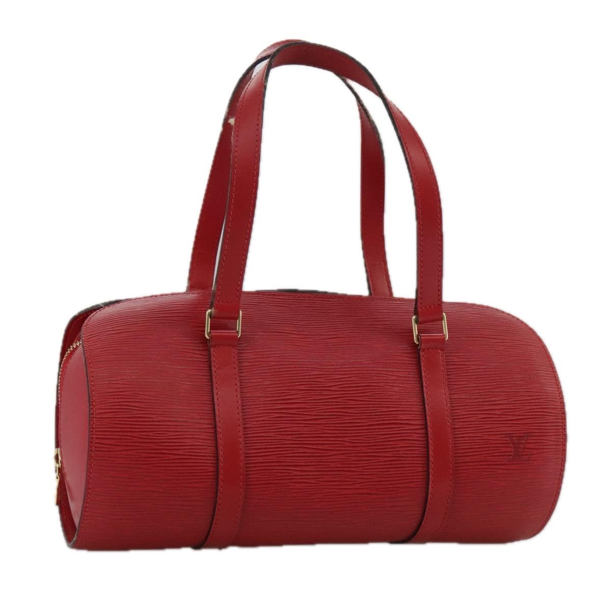 Louis Vuitton Soufflot Red Leather Handbag (Pre-Owned) Size ONE SIZE - 16 Thumbnail