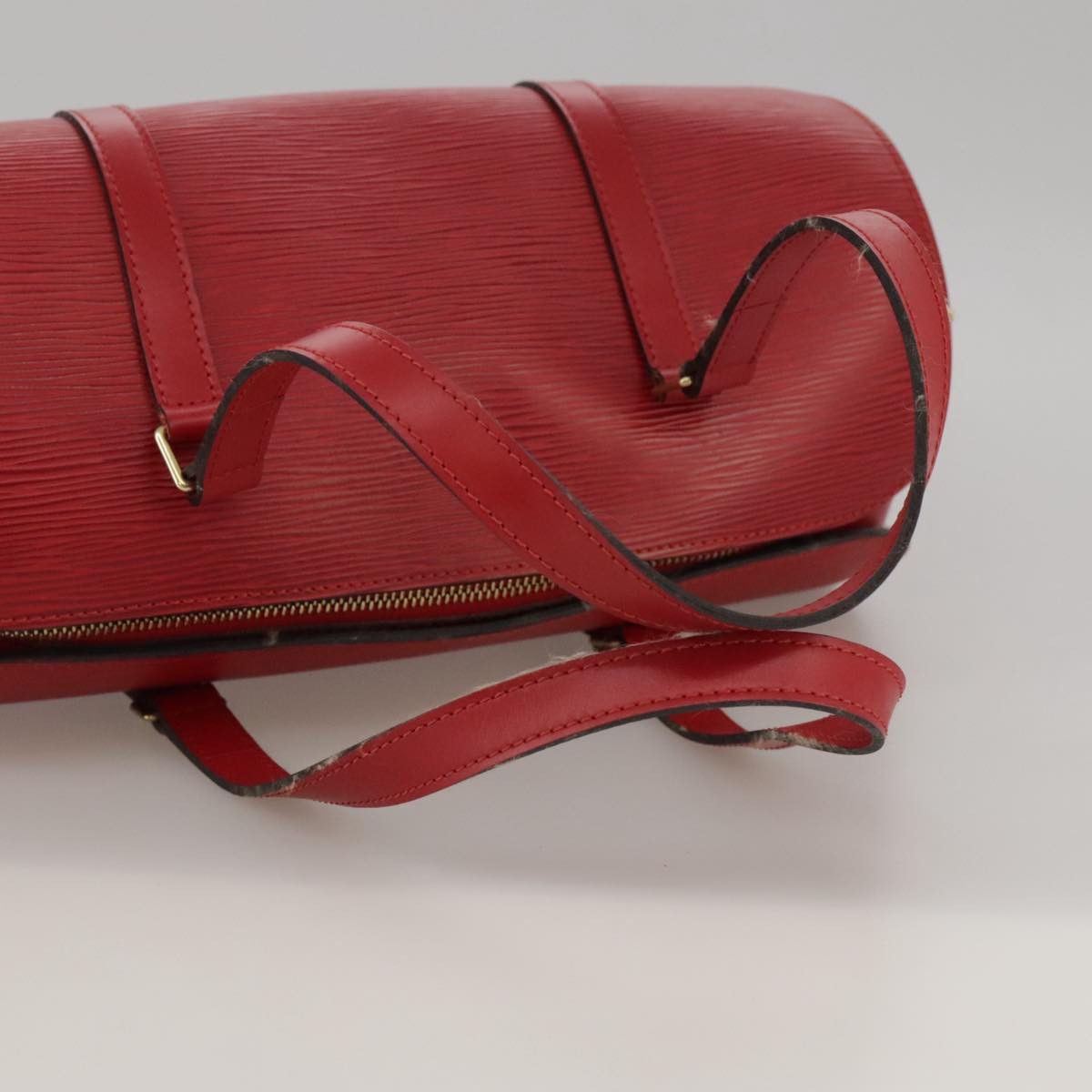 Louis Vuitton Soufflot Red Leather Handbag (Pre-Owned) Size ONE SIZE - 18 Thumbnail