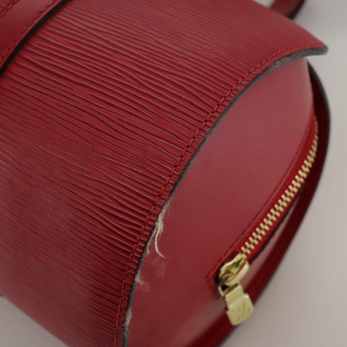 Louis Vuitton Soufflot Red Leather Handbag (Pre-Owned) Size ONE SIZE - 10 Thumbnail