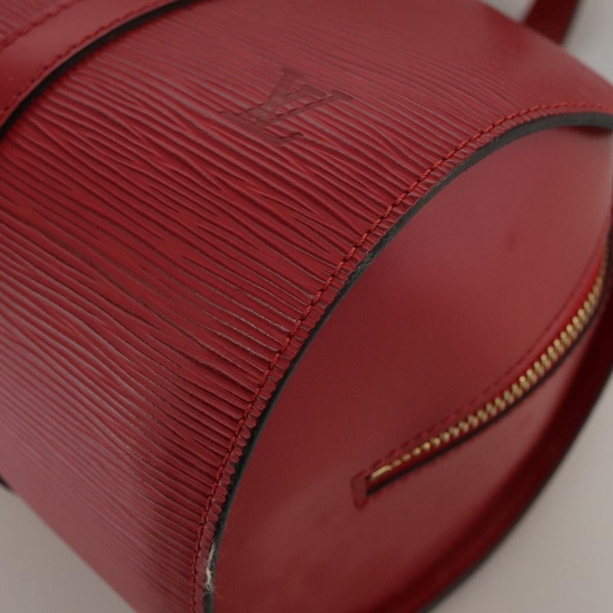 Louis Vuitton Soufflot Red Leather Handbag (Pre-Owned) Size ONE SIZE - 8 Thumbnail