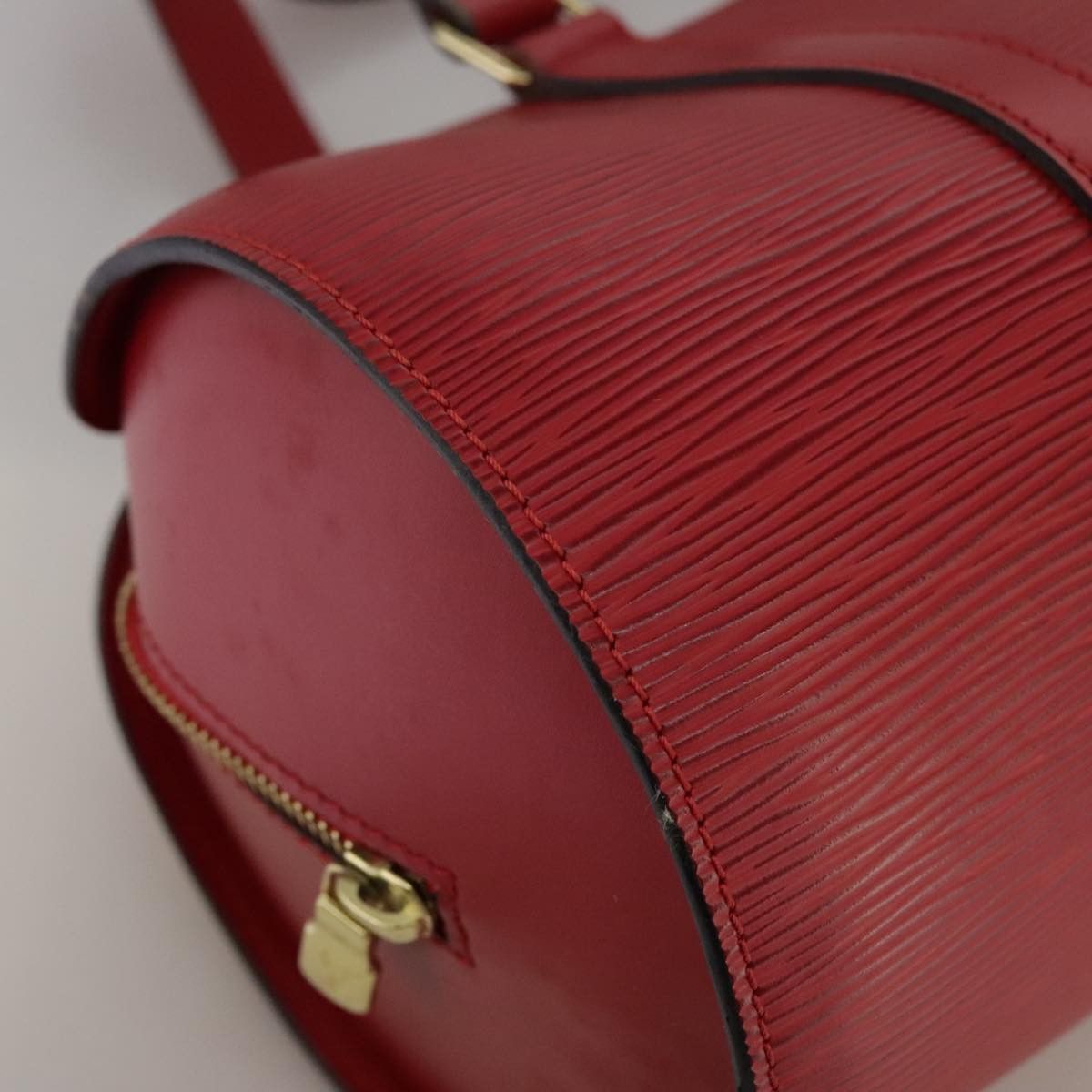 Louis Vuitton Soufflot Red Leather Handbag (Pre-Owned) Size ONE SIZE - 7 Thumbnail