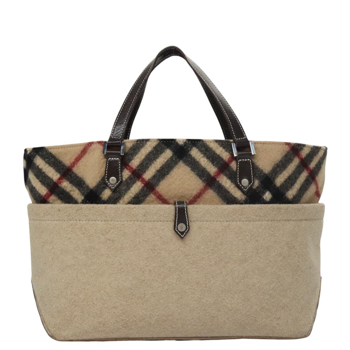 Burberry Nova Check Beige Canvas Handbag (Pre-Owned) Size ONE SIZE - 13 Thumbnail