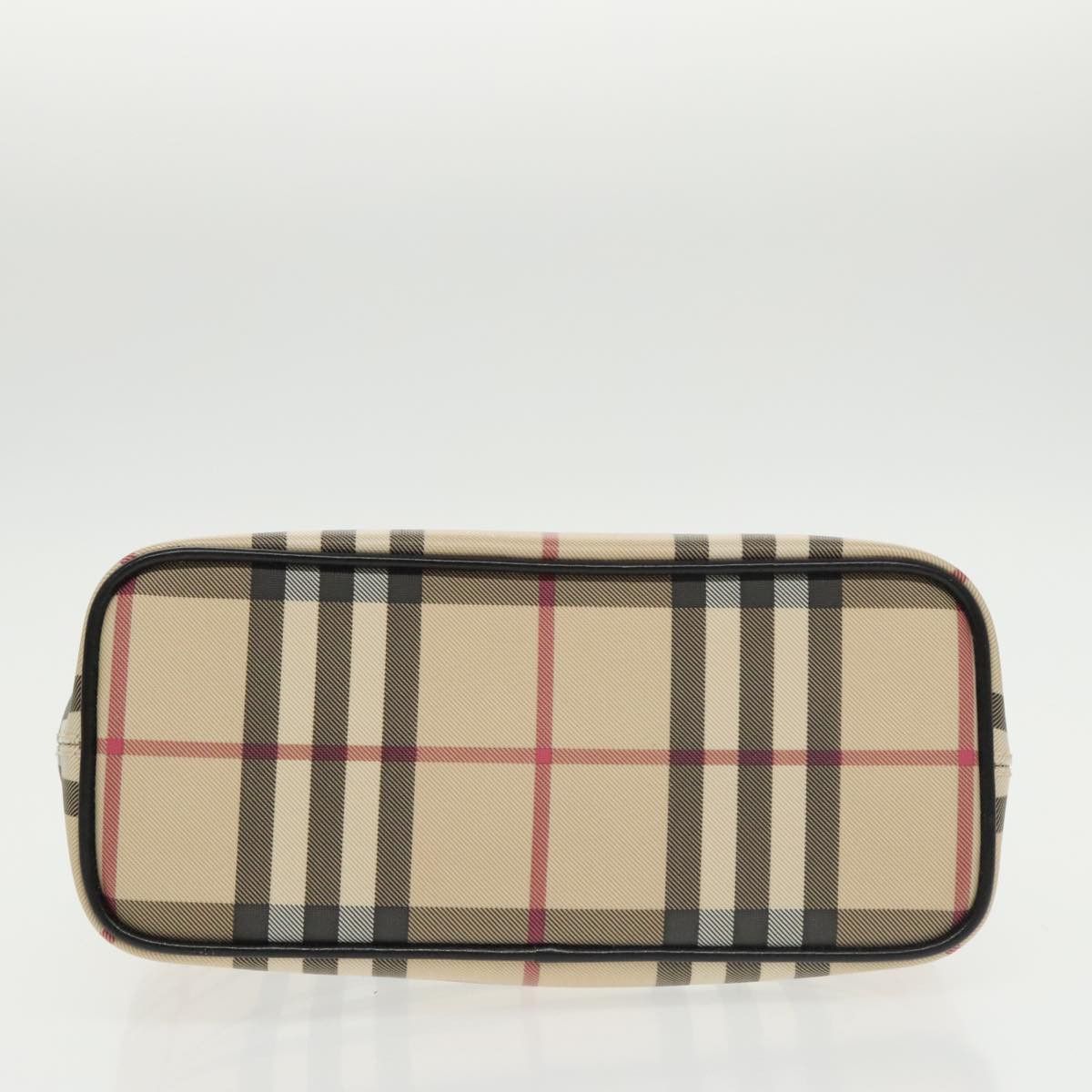 Burberry Nova Check Beige Canvas Handbag (Pre-Owned) Size ONE SIZE - 5 Thumbnail