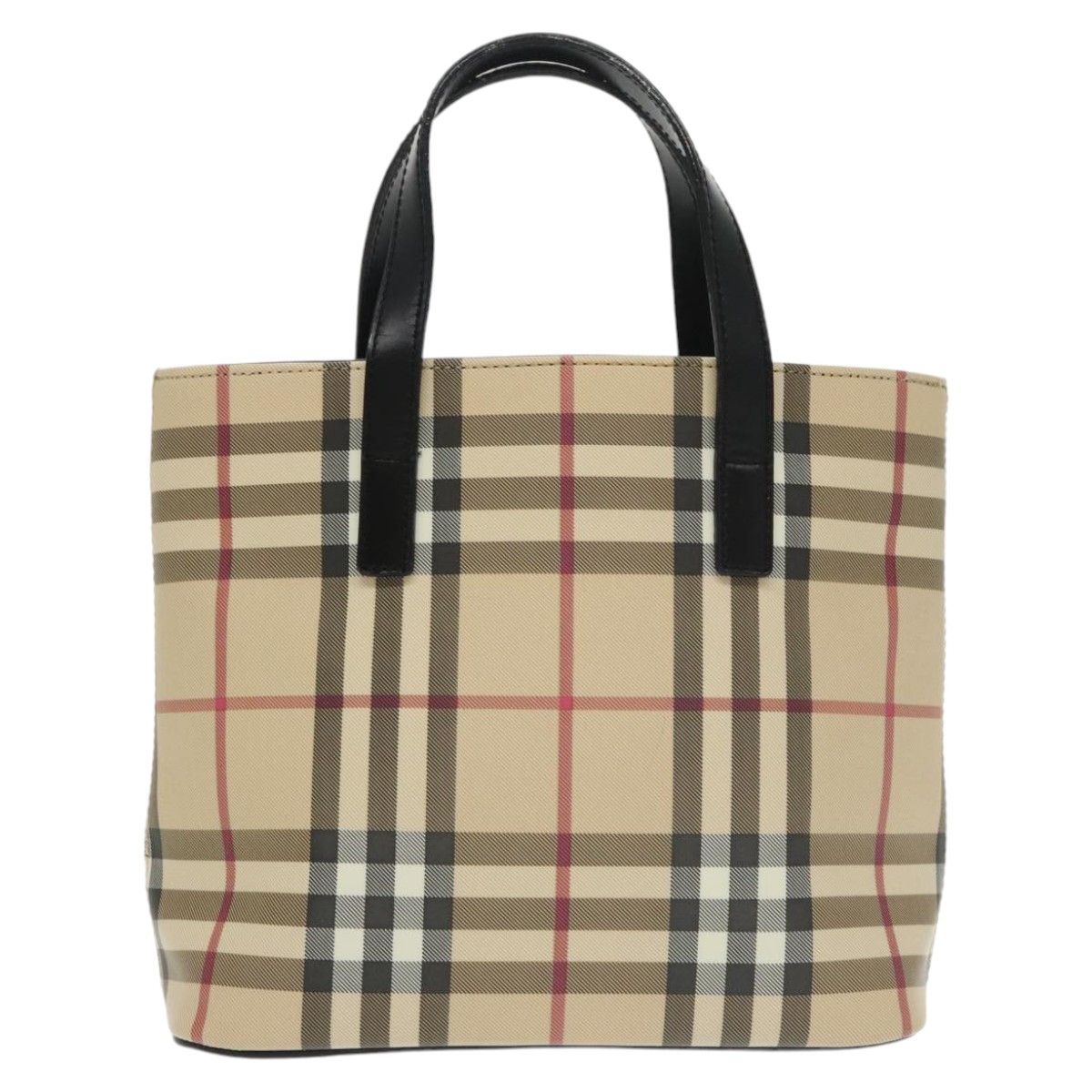 Burberry Nova Check Beige Canvas Handbag (Pre-Owned) Size ONE SIZE - 15 Thumbnail