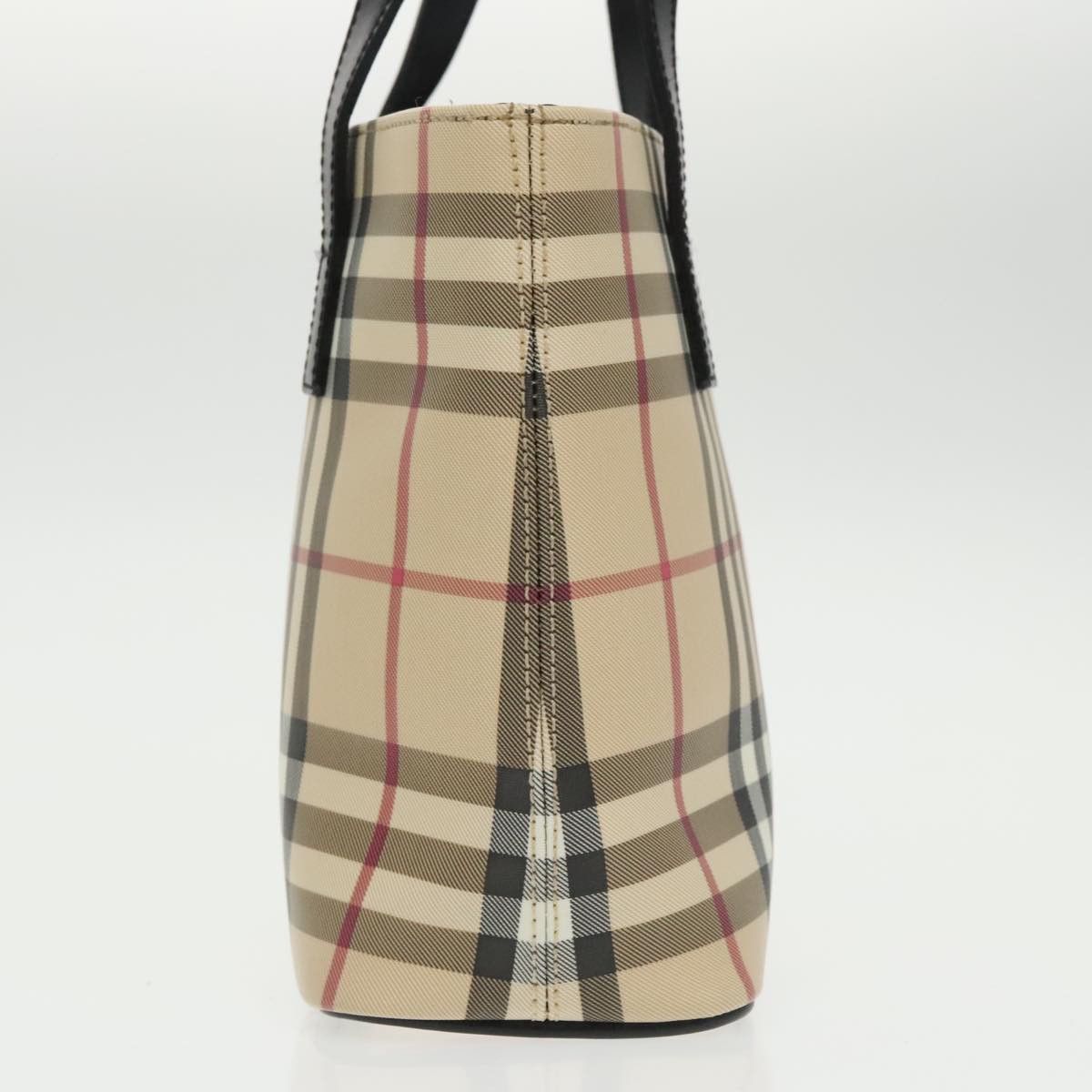 Burberry Nova Check Beige Canvas Handbag (Pre-Owned) Size ONE SIZE - 3 Thumbnail