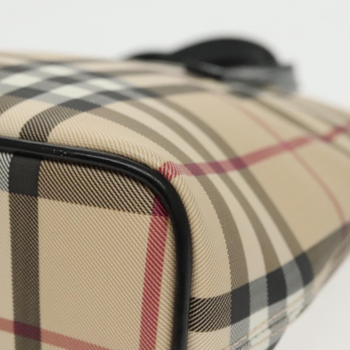 Burberry Nova Check Beige Canvas Handbag (Pre-Owned) Size ONE SIZE - 19 Thumbnail