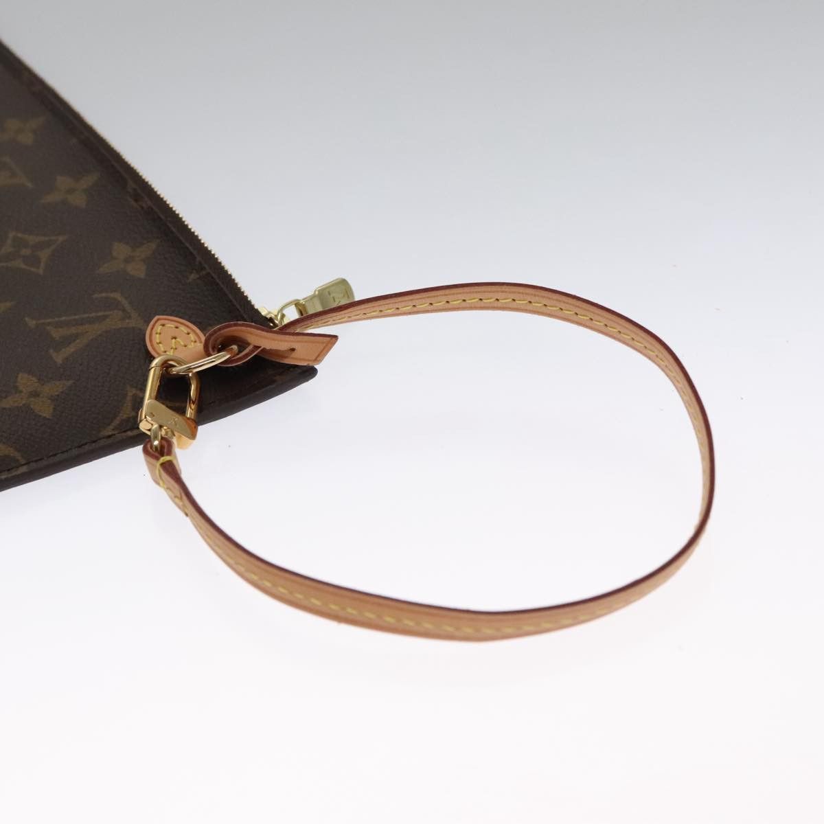 Louis Vuitton Neverfull Brown Canvas Clutch Bag (Pre-Owned) Size ONE SIZE - 5 Thumbnail