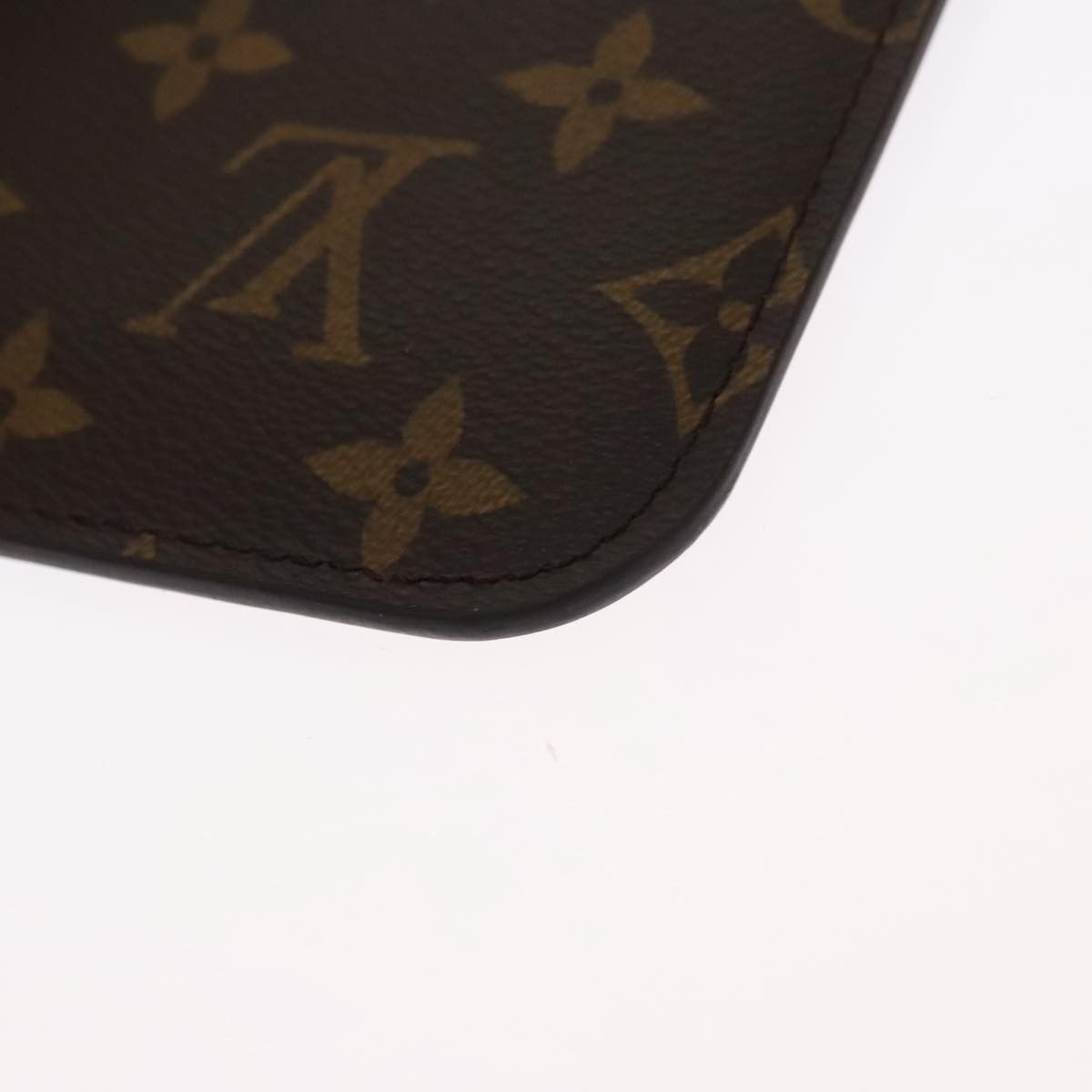 Louis Vuitton Neverfull Brown Canvas Clutch Bag (Pre-Owned) Size ONE SIZE - 8 Thumbnail