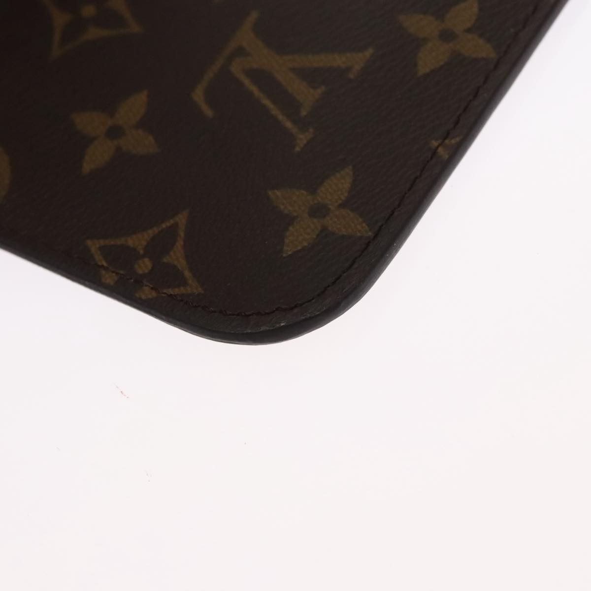 Louis Vuitton Neverfull Brown Canvas Clutch Bag (Pre-Owned) Size ONE SIZE - 9 Thumbnail