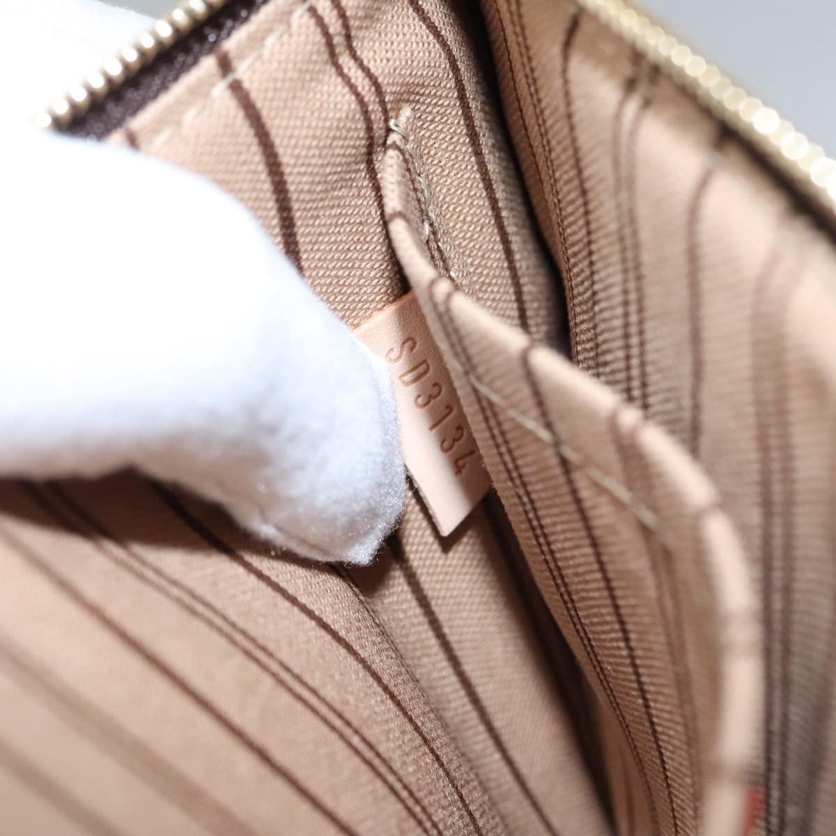 Louis Vuitton Neverfull Brown Canvas Clutch Bag (Pre-Owned) Size ONE SIZE - 13 Thumbnail
