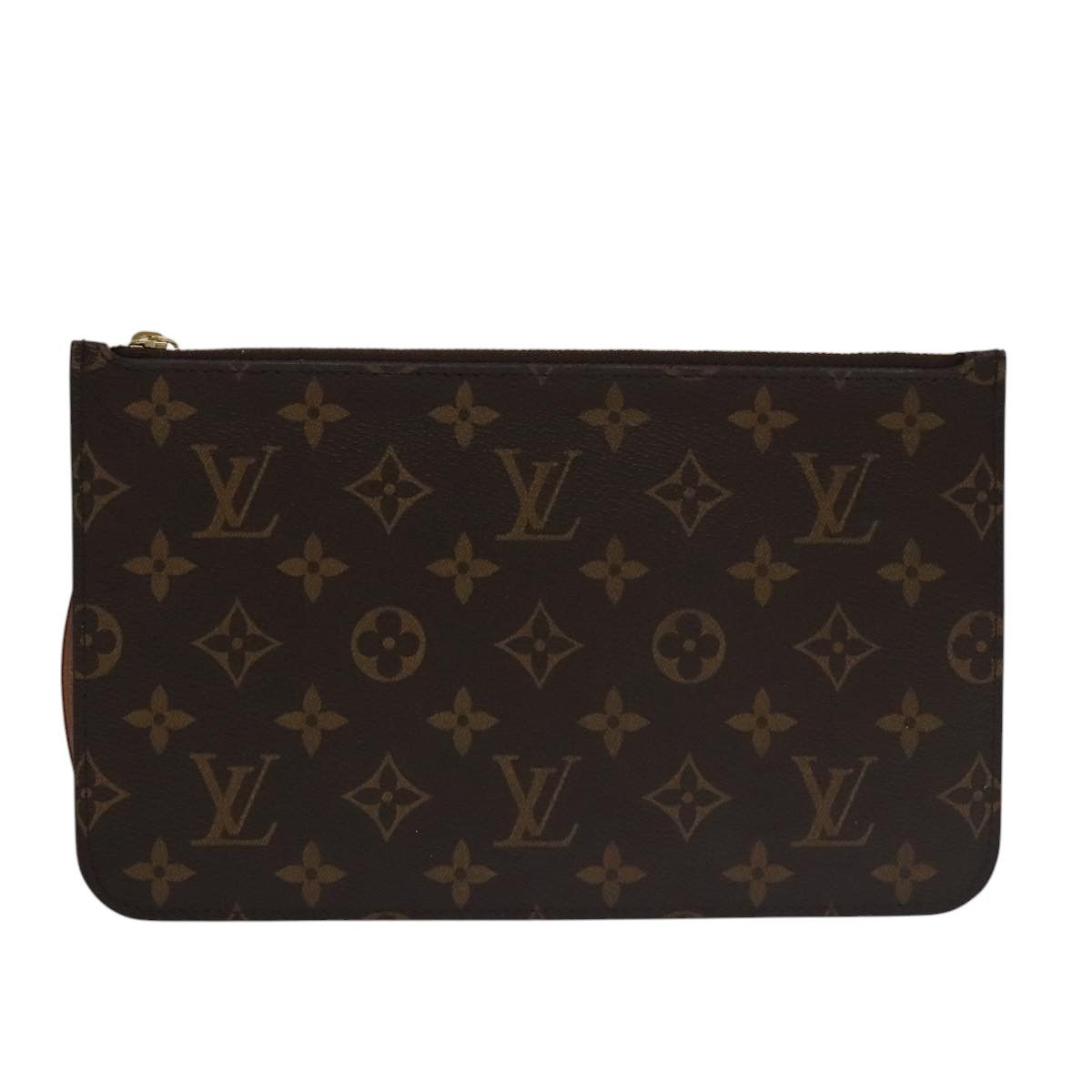 Louis Vuitton Neverfull Brown Canvas Clutch Bag (Pre-Owned) Size ONE SIZE - 15 Thumbnail
