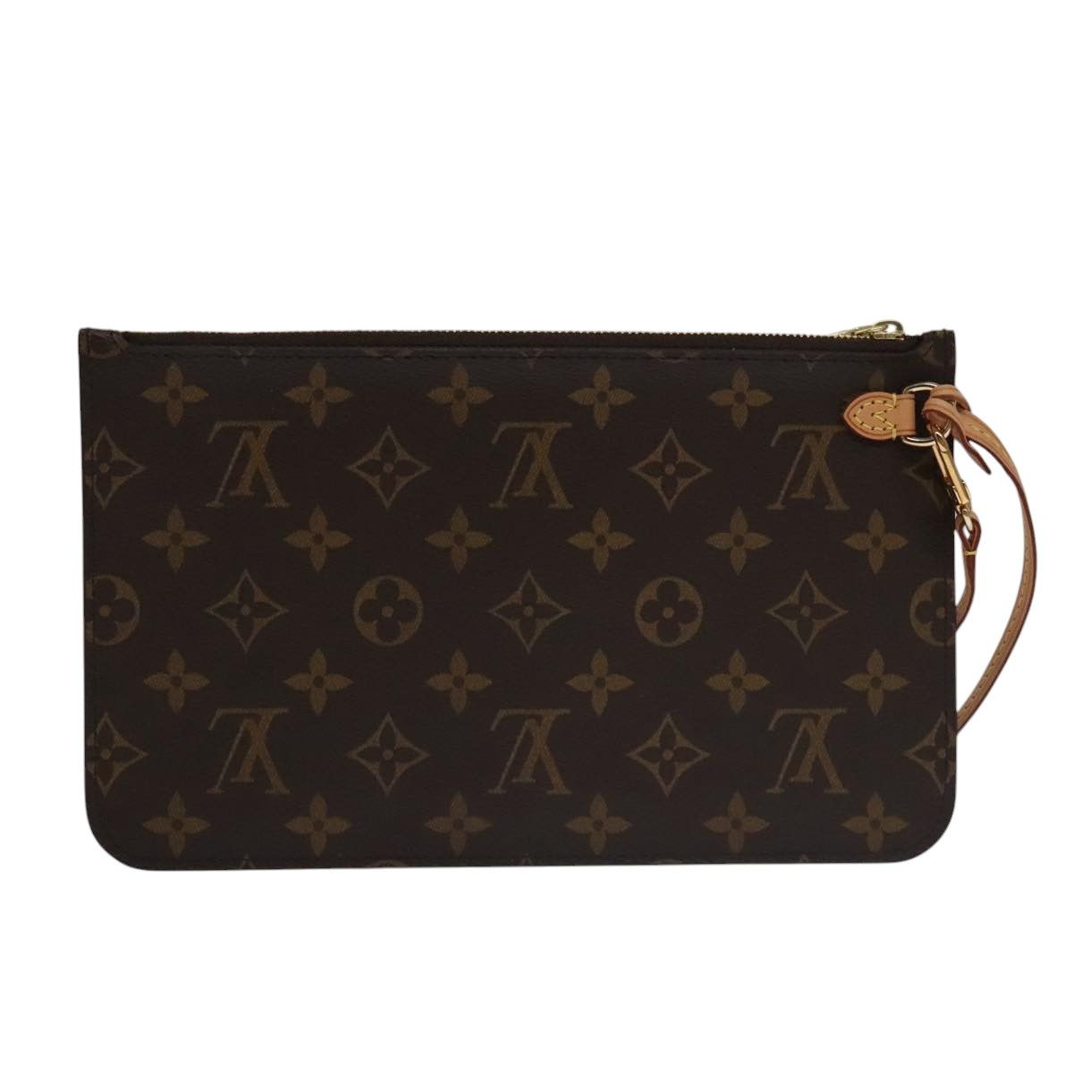 Louis Vuitton Neverfull Brown Canvas Clutch Bag (Pre-Owned) Size ONE SIZE - 2 Thumbnail