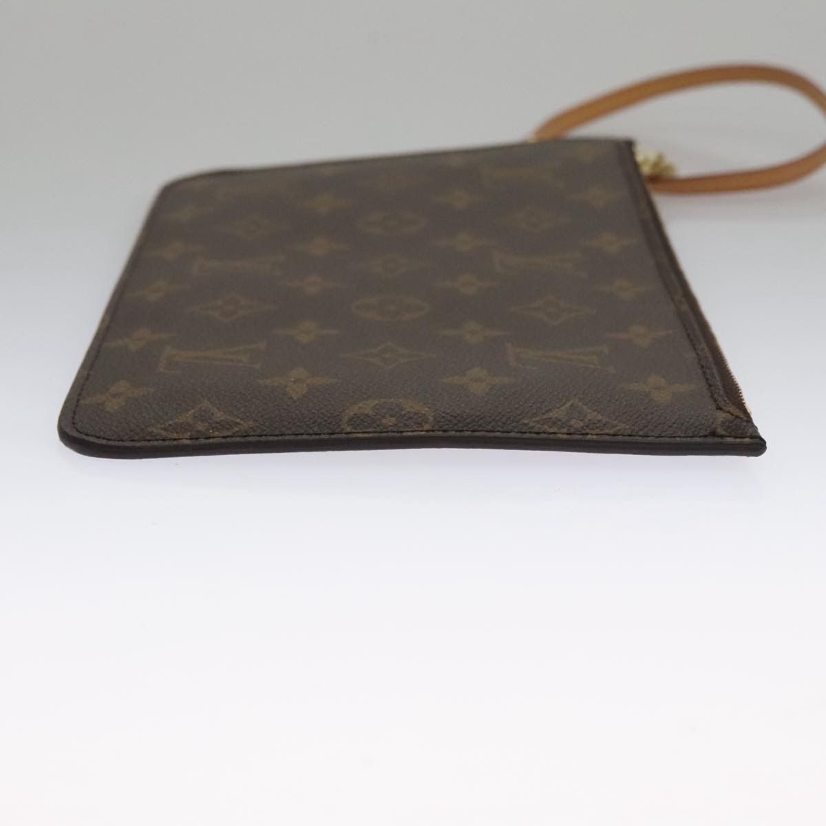 Louis Vuitton Neverfull Brown Canvas Clutch Bag (Pre-Owned) Size ONE SIZE - 3 Thumbnail