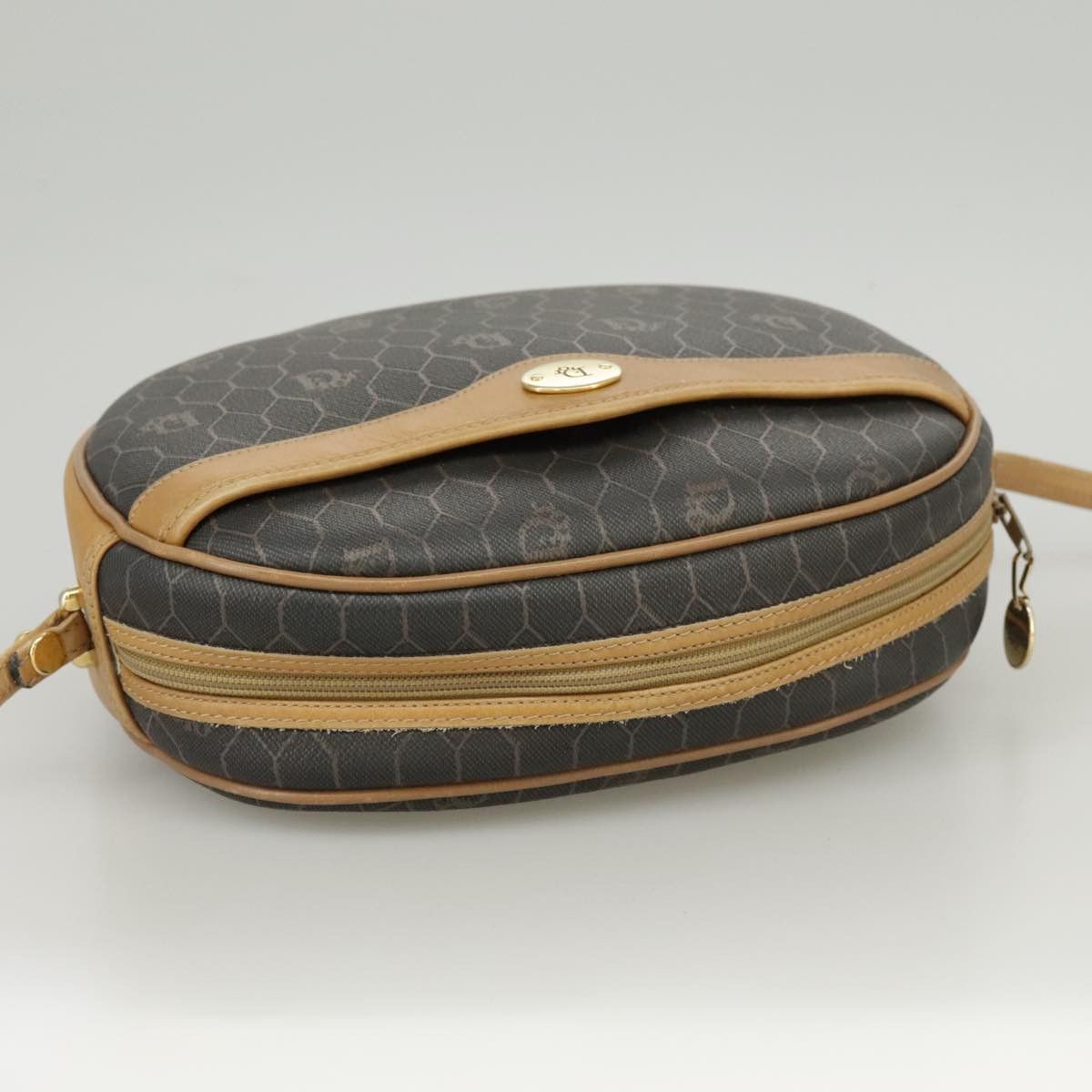 Dior Honeycomb Black Canvas Shoulder Bag (Pre-Owned) Size ONE SIZE - 12 Thumbnail