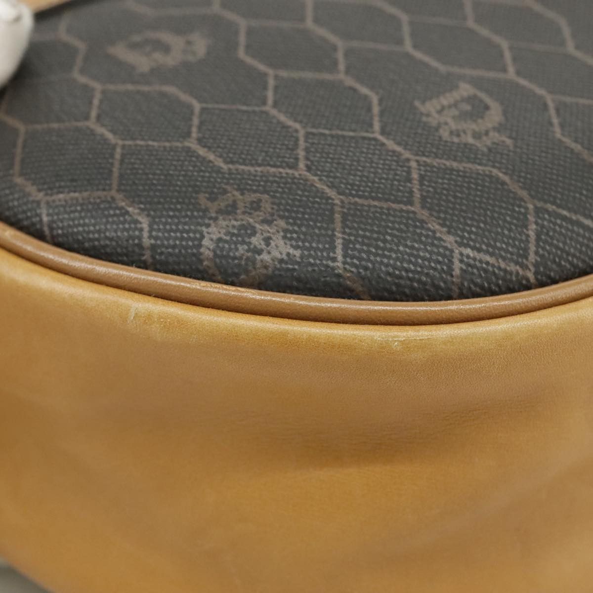 Dior Honeycomb Black Canvas Shoulder Bag (Pre-Owned) Size ONE SIZE - 14 Thumbnail