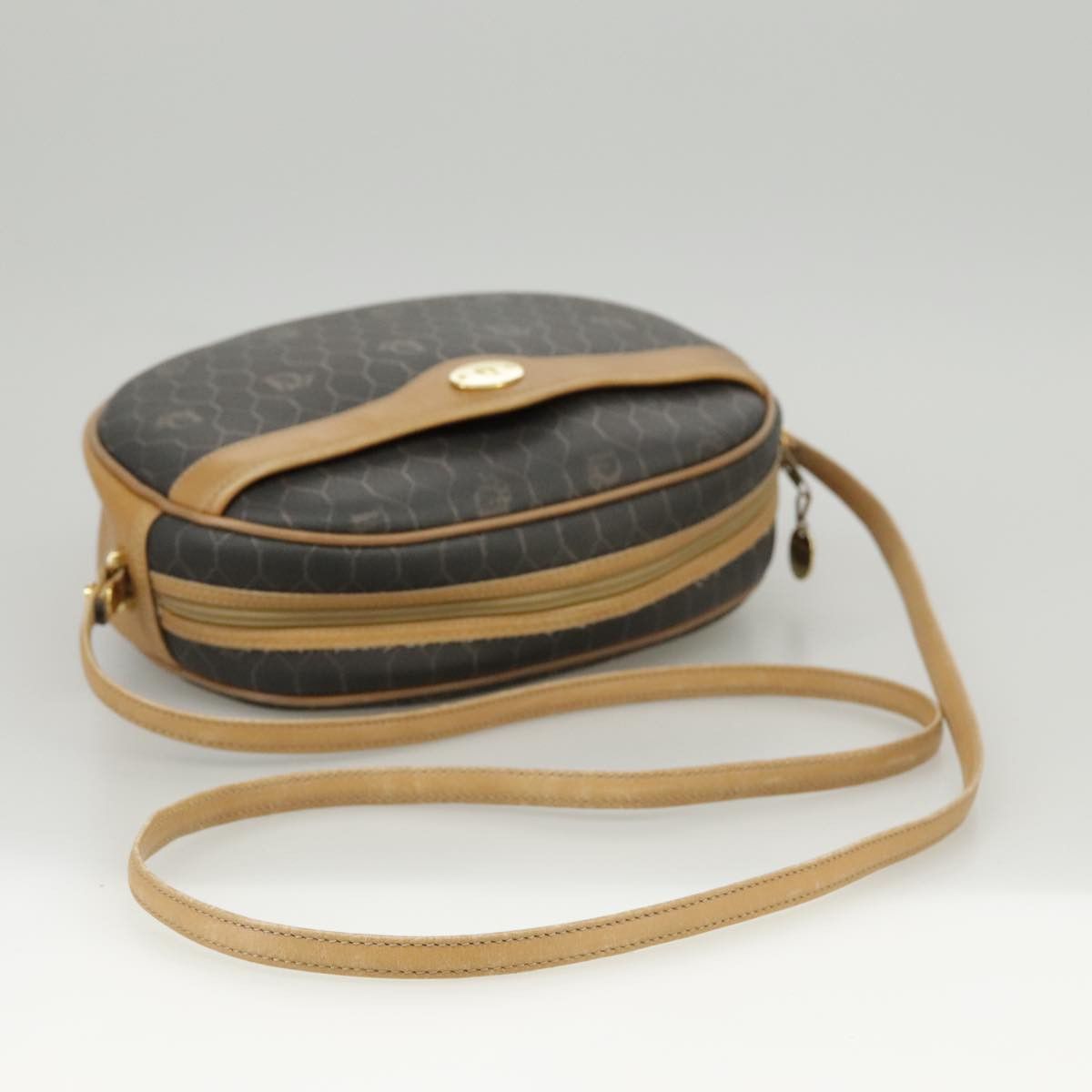 Dior Honeycomb Black Canvas Shoulder Bag (Pre-Owned) Size ONE SIZE - 4 Thumbnail