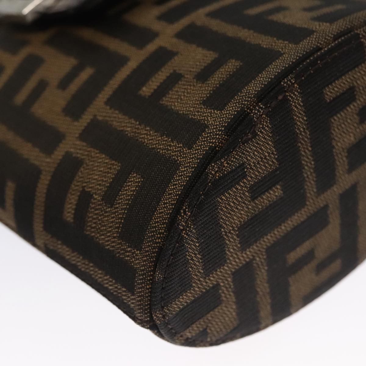 Fendi Zucca Brown Canvas Shoulder Bag (Pre-Owned) Size ONE SIZE - 16 Thumbnail