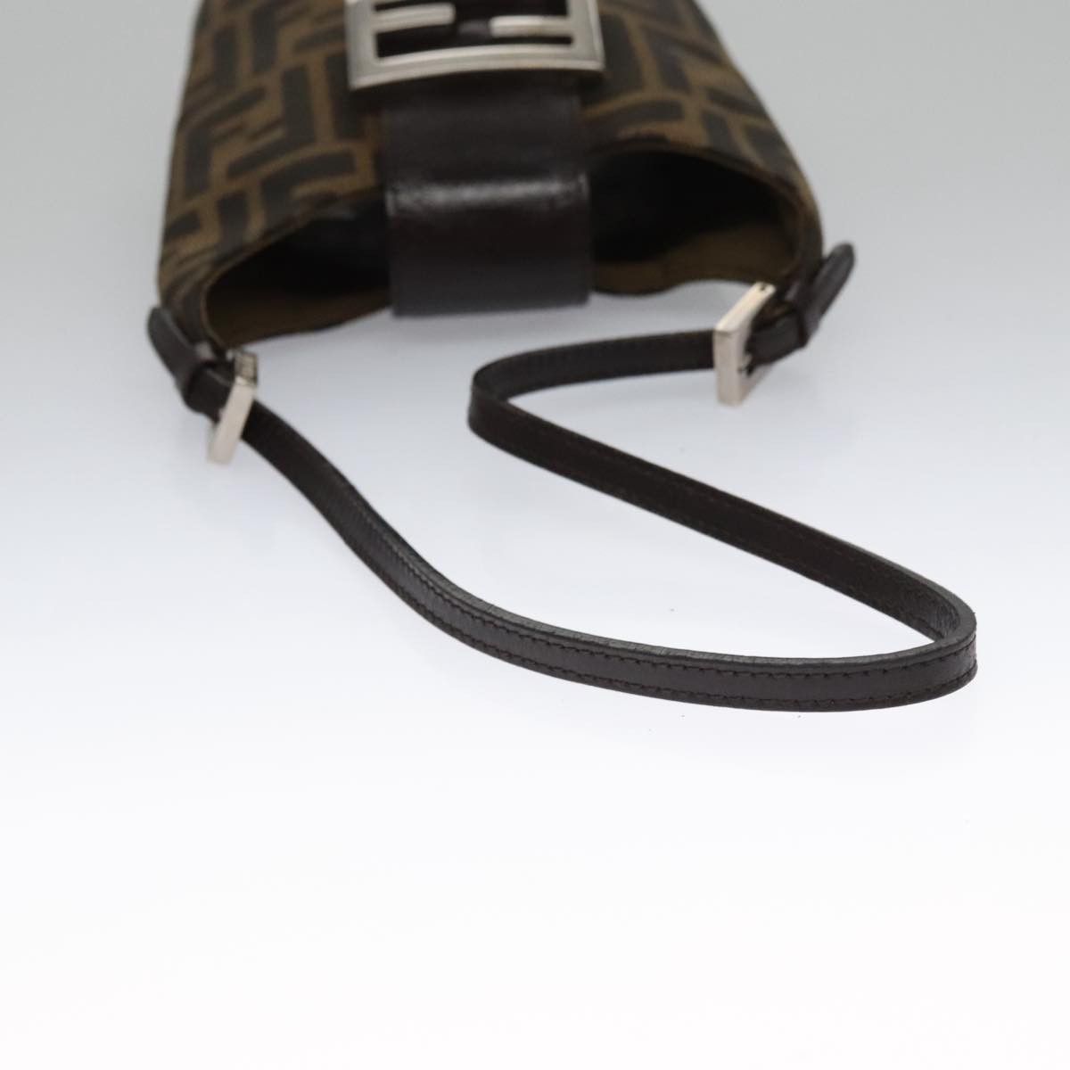 Fendi Zucca Brown Canvas Shoulder Bag (Pre-Owned) Size ONE SIZE - 4 Thumbnail