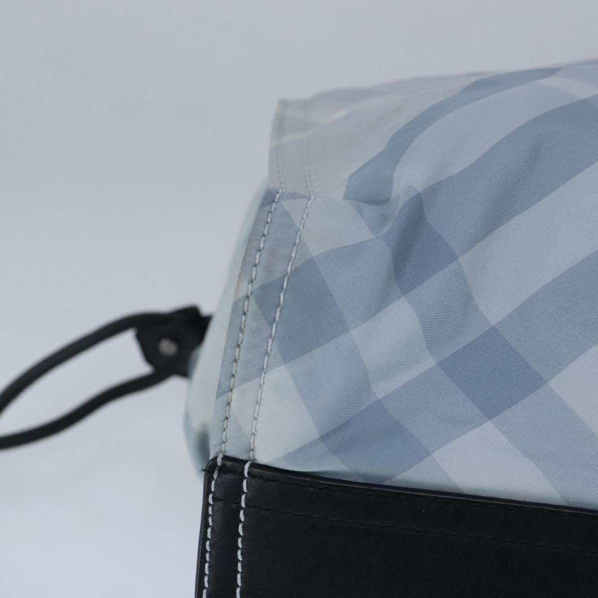 Burberry Nova Check Blue Synthetic Tote Bag (Pre-Owned) Size ONE SIZE - 18 Thumbnail