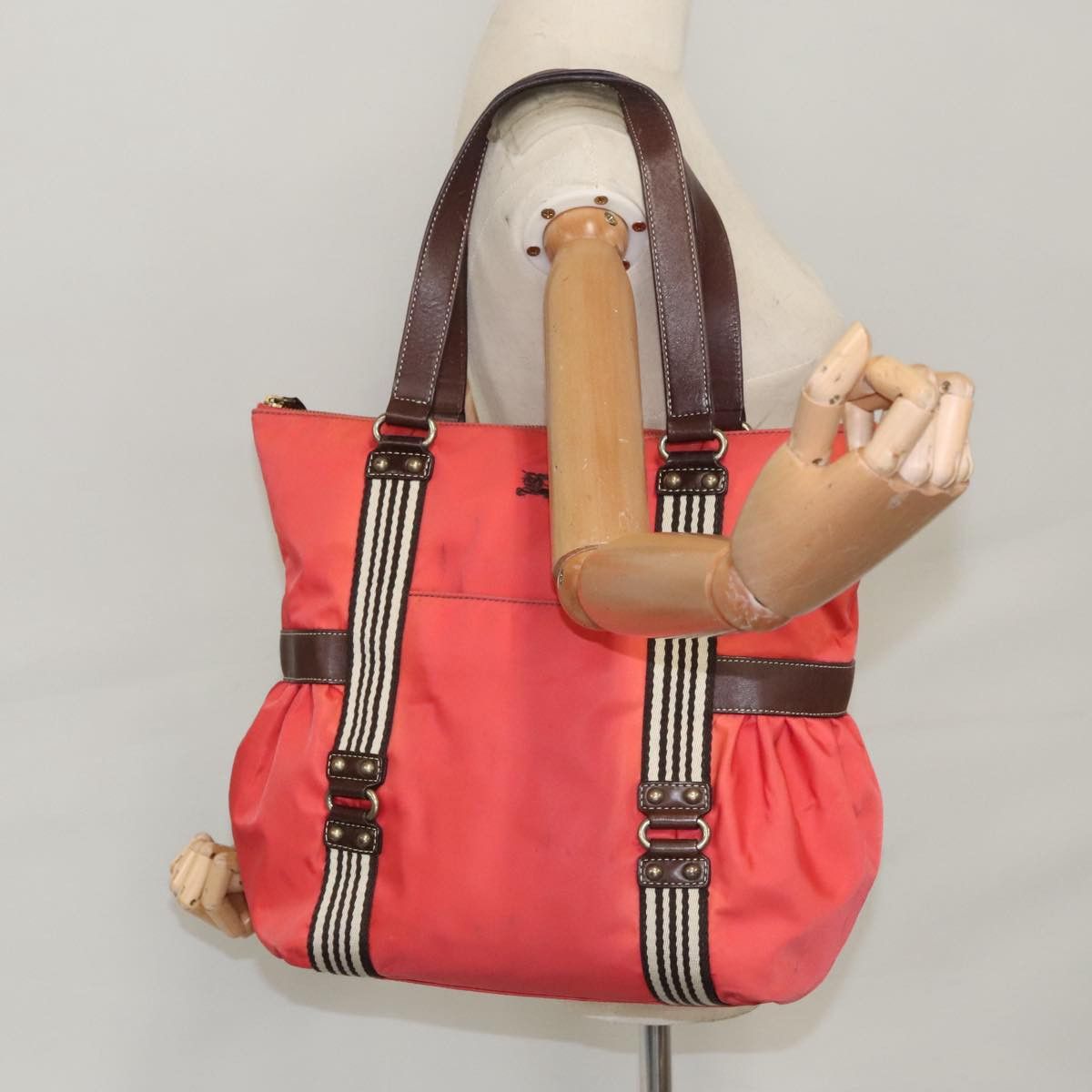 Burberry Blue Label Red Synthetic Tote Bag (Pre-Owned) Size ONE SIZE - 11 Thumbnail