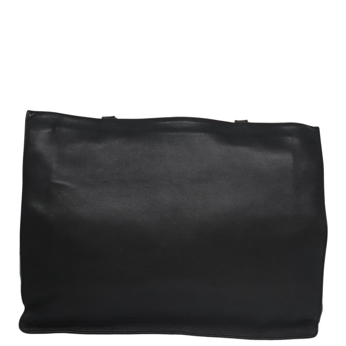 Chanel Cc Black Leather Tote Bag (Pre-Owned) Size ONE SIZE - 2 Thumbnail