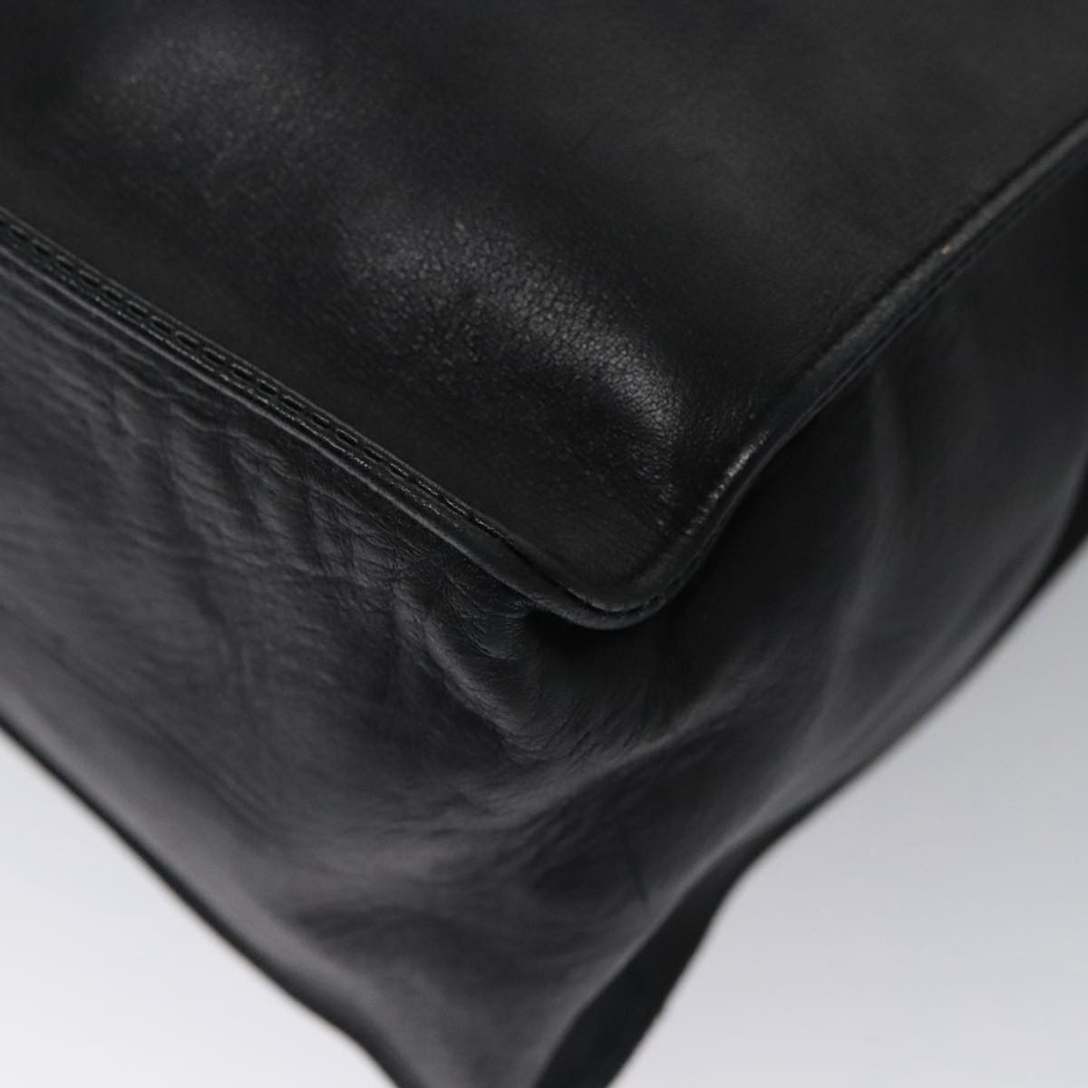 Chanel Cc Black Leather Tote Bag (Pre-Owned) Size ONE SIZE - 10 Thumbnail