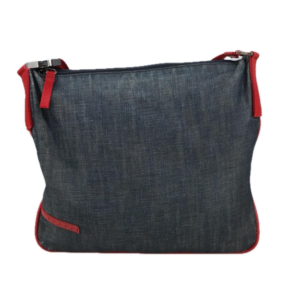 Prada Sports Navy Canvas Shoulder Bag (Pre-Owned) Size ONE SIZE - 13 Thumbnail