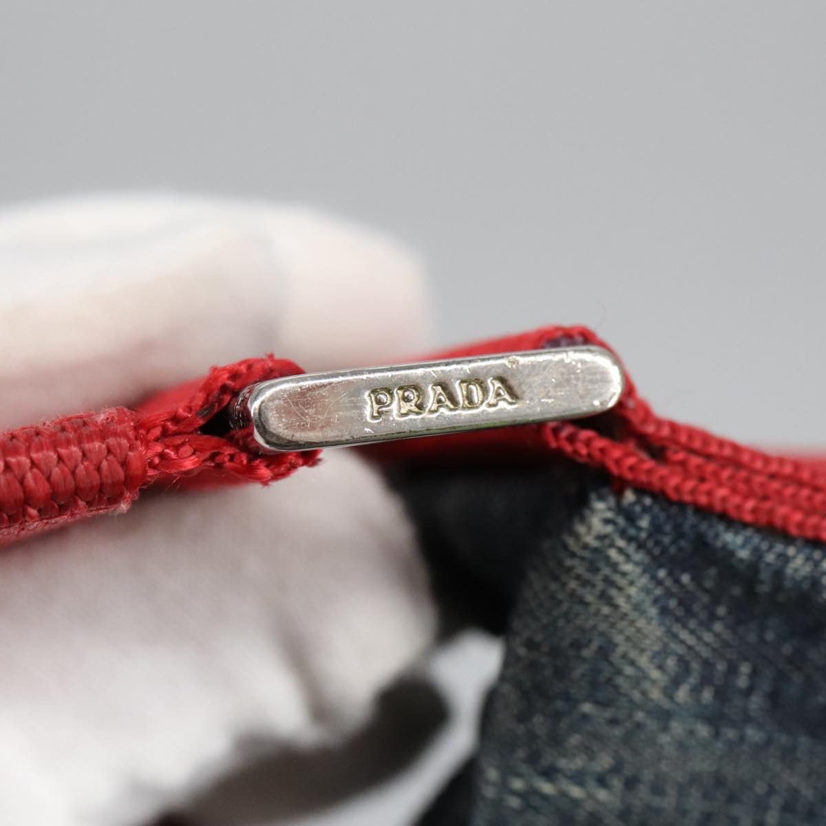 Prada Sports Navy Canvas Shoulder Bag (Pre-Owned) Size ONE SIZE - 20 Thumbnail