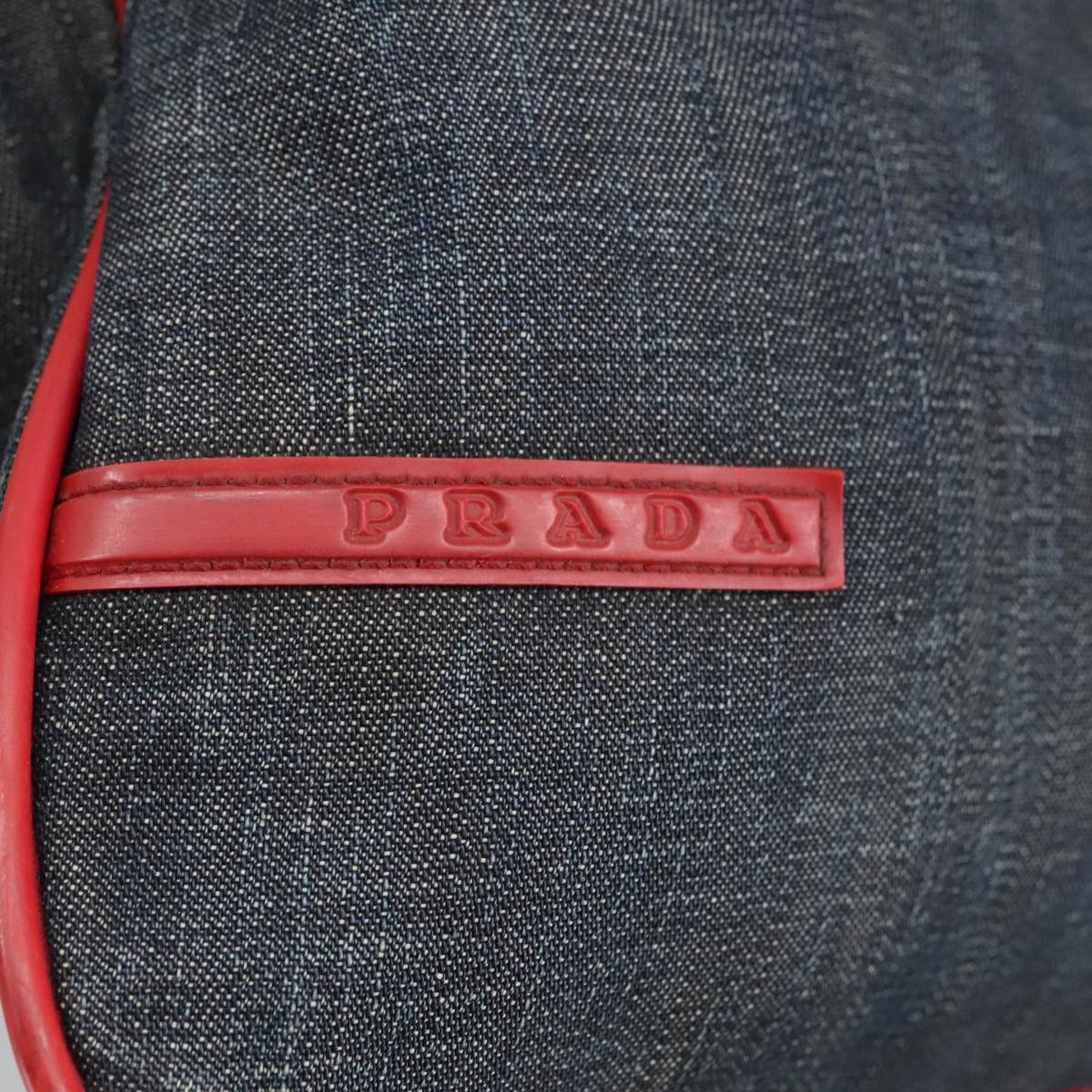 Prada Sports Navy Canvas Shoulder Bag (Pre-Owned) Size ONE SIZE - 19 Thumbnail