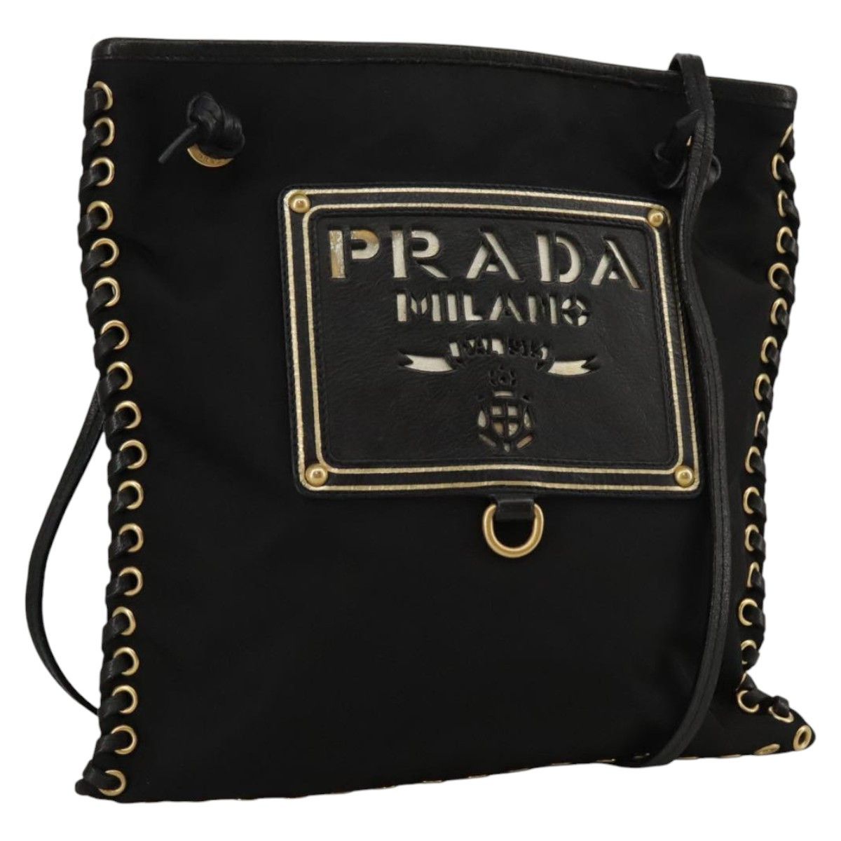 Prada Re-Nylon Black Synthetic Shoulder Bag (Pre-Owned) Size ONE SIZE - 18 Thumbnail