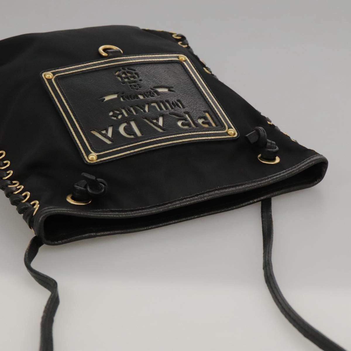 Prada Re-Nylon Black Synthetic Shoulder Bag (Pre-Owned) Size ONE SIZE - 17 Thumbnail