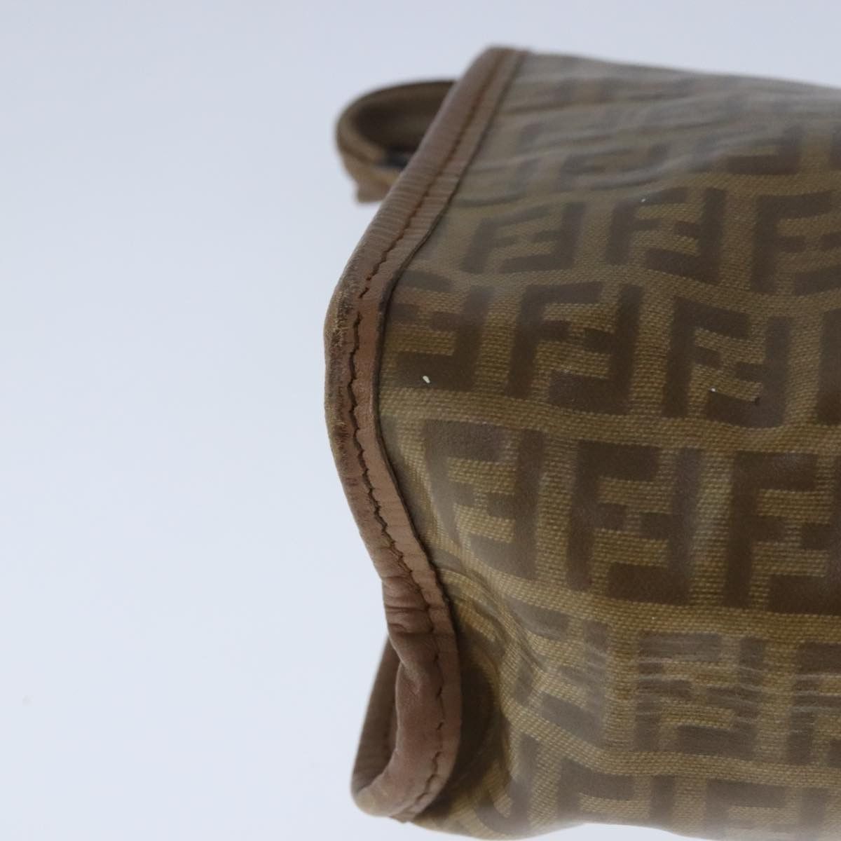 Fendi Zucchino Brown Canvas Clutch Bag (Pre-Owned) Size ONE SIZE - 16 Thumbnail