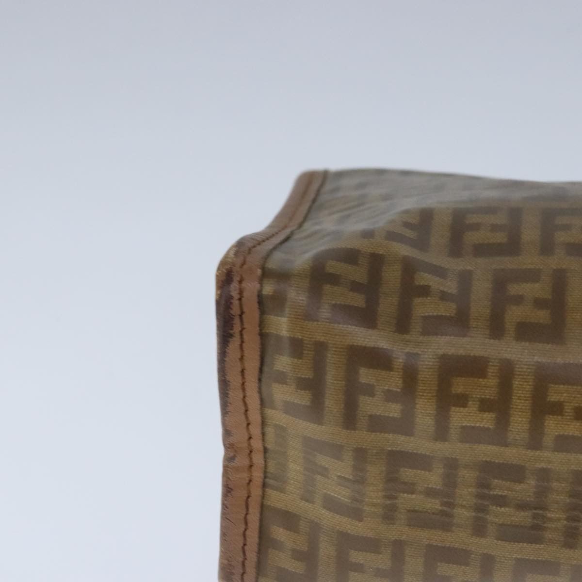 Fendi Zucchino Brown Canvas Clutch Bag (Pre-Owned) Size ONE SIZE - 15 Thumbnail