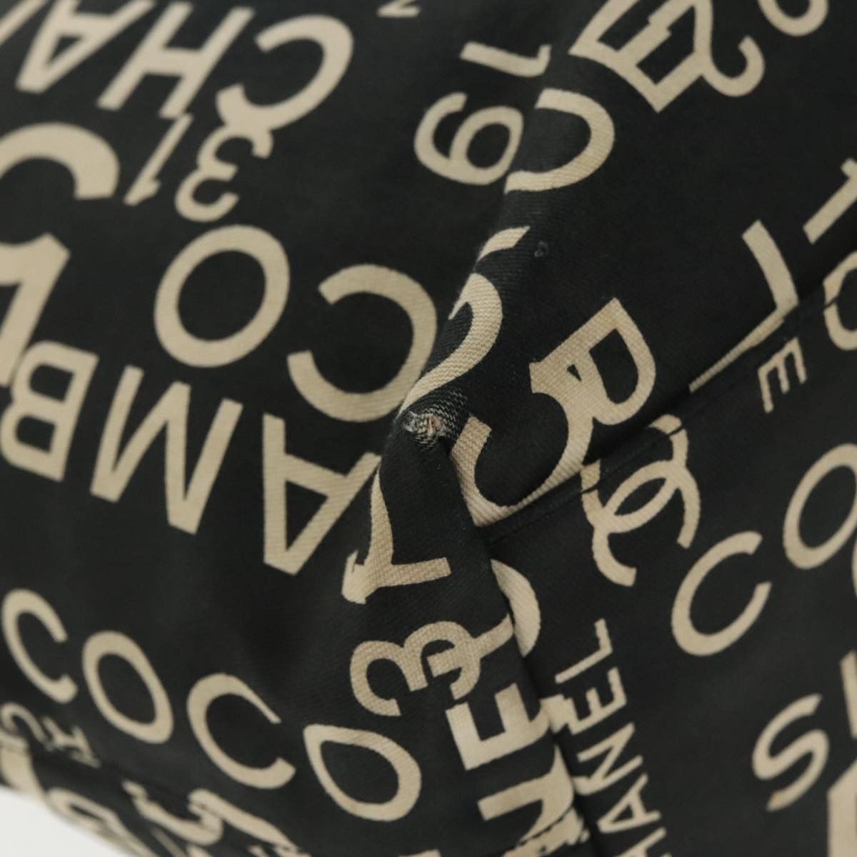 Chanel Black Canvas Tote Bag (Pre-Owned) Size ONE SIZE - 18 Thumbnail