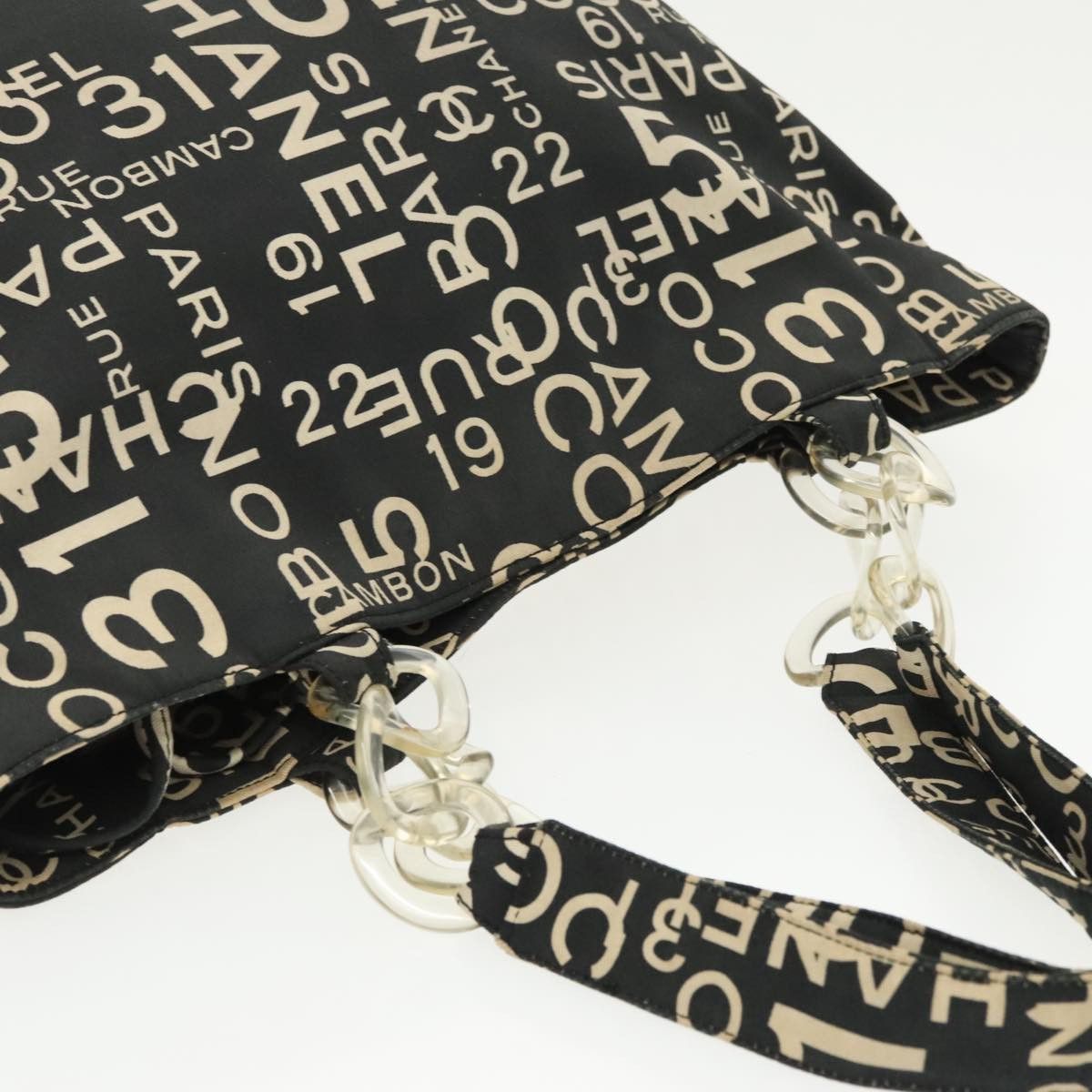Chanel Black Canvas Tote Bag (Pre-Owned) Size ONE SIZE - 12 Thumbnail