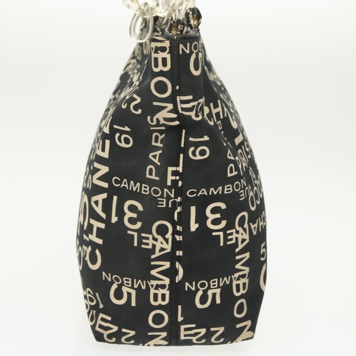 Chanel Black Canvas Tote Bag (Pre-Owned) Size ONE SIZE - 3 Thumbnail