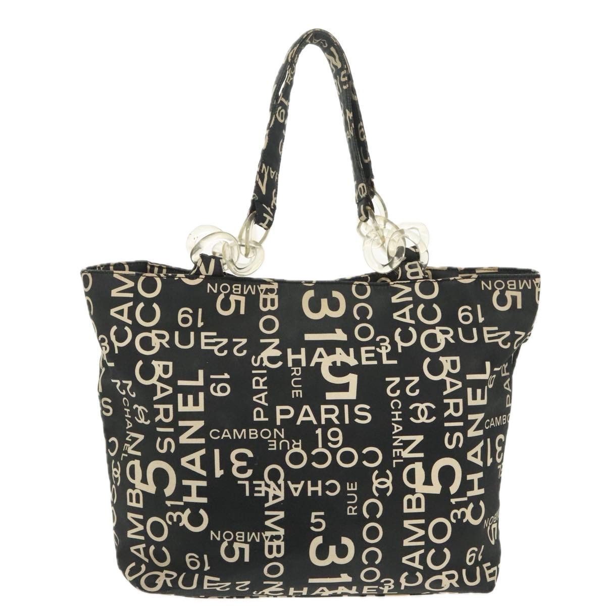 Chanel Black Canvas Tote Bag (Pre-Owned) Size ONE SIZE - 14 Thumbnail